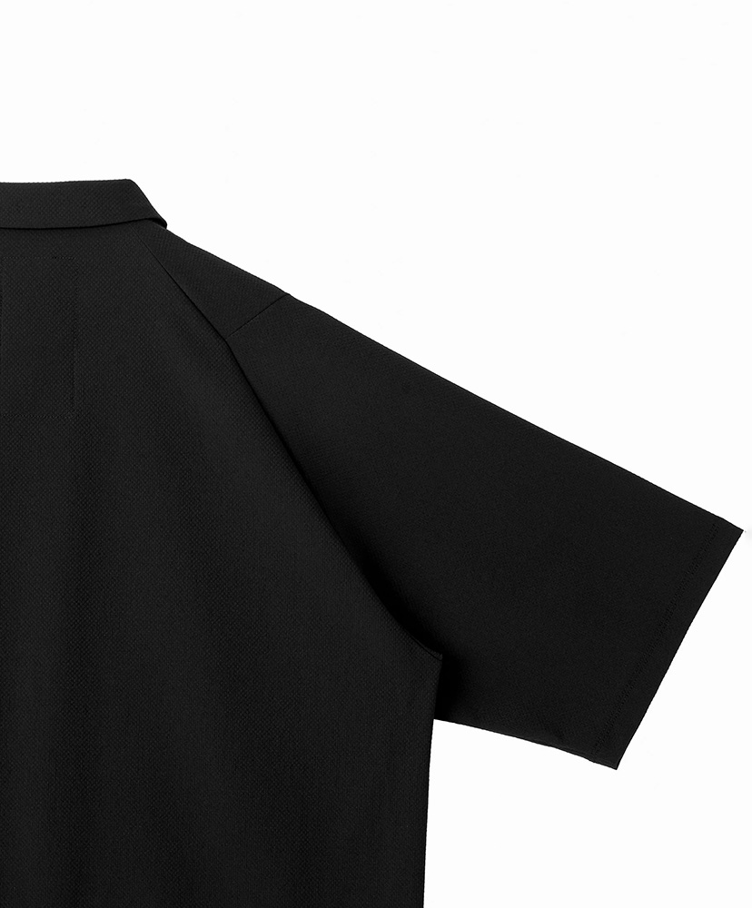 Capsulesnap Polo Shirt SM Black/ブラック 1(MEN)