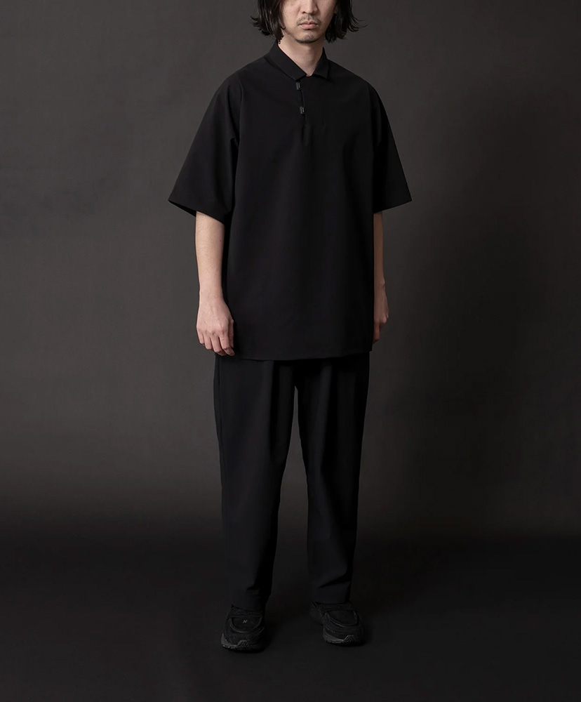 Capsulesnap Polo Shirt SM Black/ブラック 1(MEN)