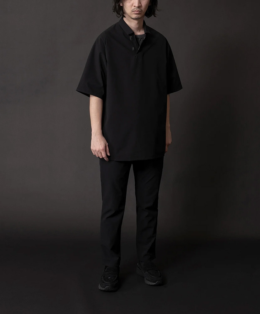 Capsulesnap Polo Shirt SM Black/ブラック 1(MEN)