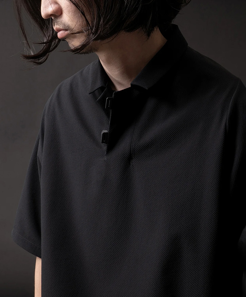 Capsulesnap Polo Shirt SM Black/ブラック 1(MEN)