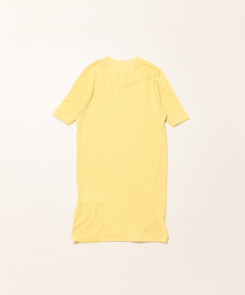 Super High Gauge Sheer Rib Tee Mustard/マスタード 1(WOMEN)