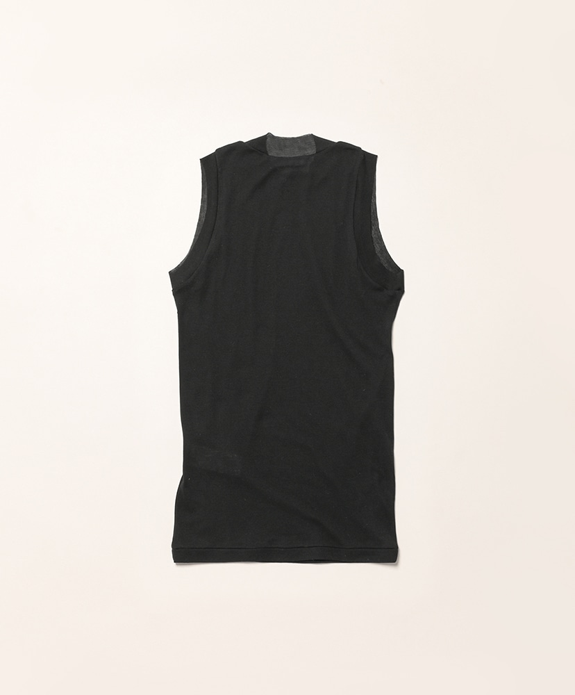 Super High Gauge Sheer Rib Tank Top Black/ブラック 1(WOMEN)