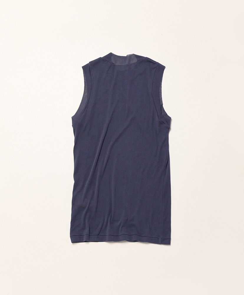 Super High Gauge Sheer Rib Tank Top Navy/ネイビー 1(WOMEN)