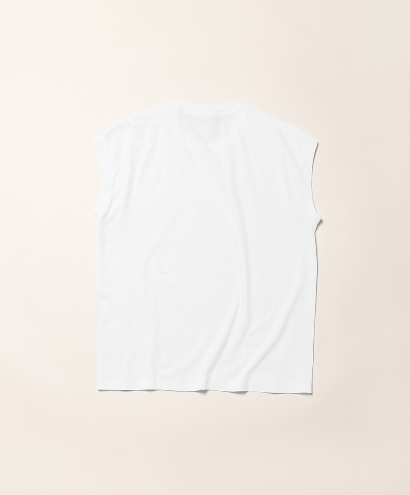 Seamless Crew Neck Sleeveless White/ホワイト 1(WOMEN)