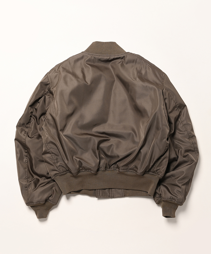 High Density Silk Twill Flight Blouson Dark Olive/ダークオリーブ 3(MEN)