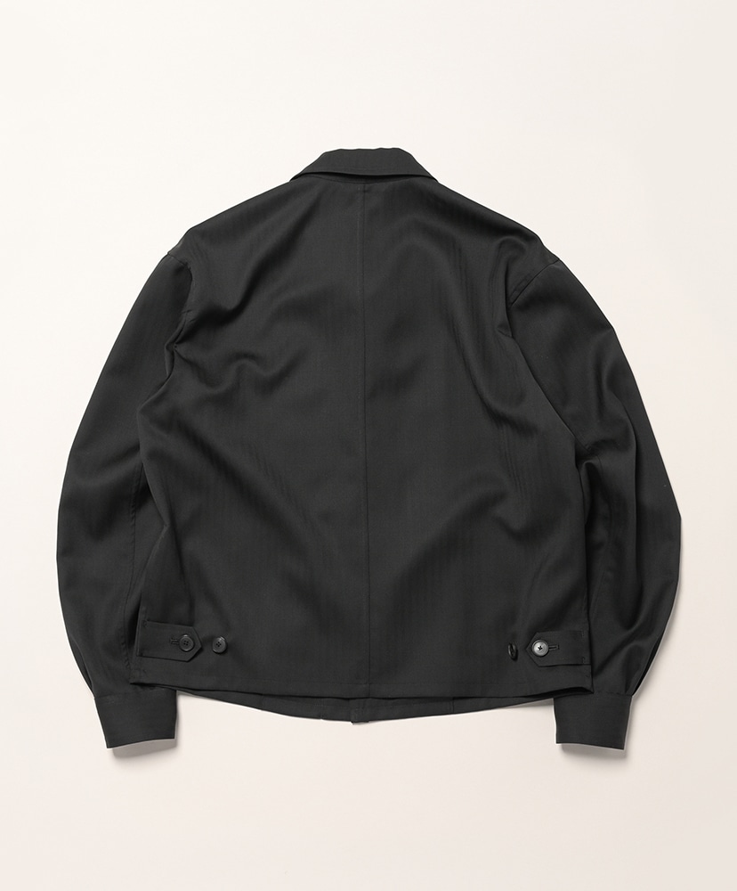 Wool Herringbone Blouson Black/ブラック 3(MEN)