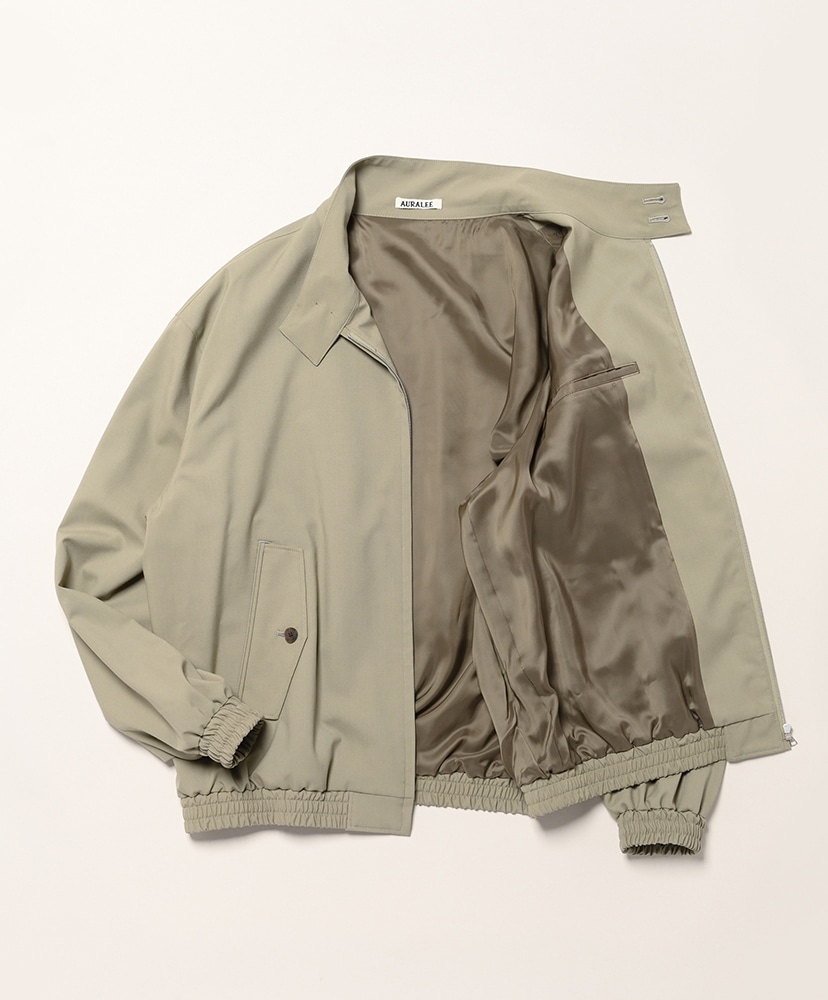 Ultra Fine Tropical Wool Zip Blouson Light Khaki/ライトカーキ 3(MEN)