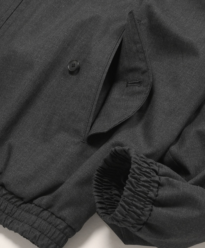 Ultra Fine Tropical Wool Zip Blouson Top Charcoal/トップチャコール 3(MEN)