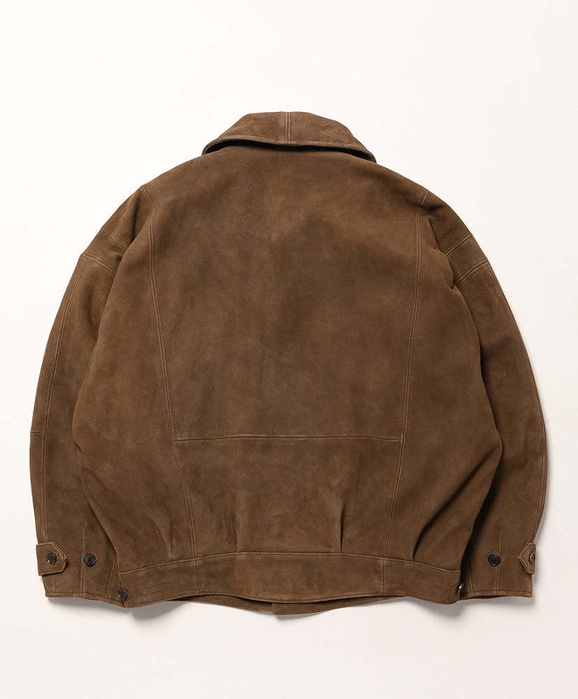 Silky Grain Suede Blouson Dark Brown/ダークブラウン 3(MEN)