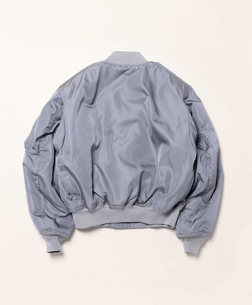 High Density Silk Twill Flight Blouson Blue Gray/ ブルーグレー 0(WOMEN)