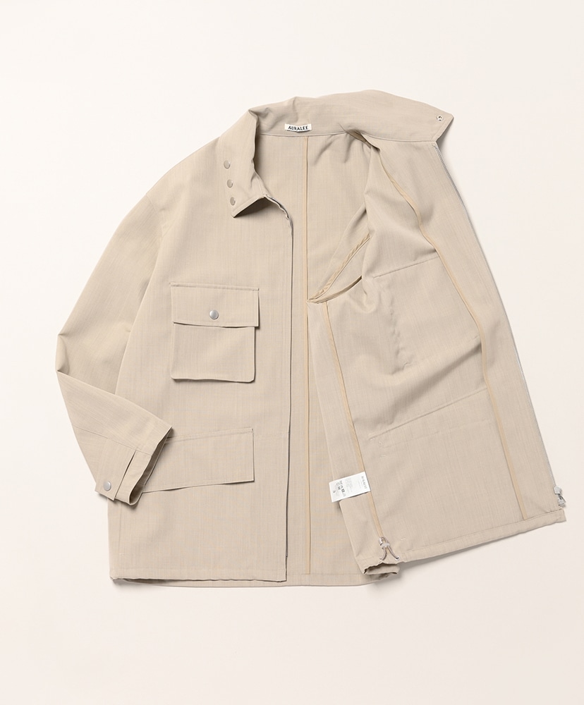 Wool Max Canvas Blouson Top Gray Beige/トップグレーベージュ 3(MEN)