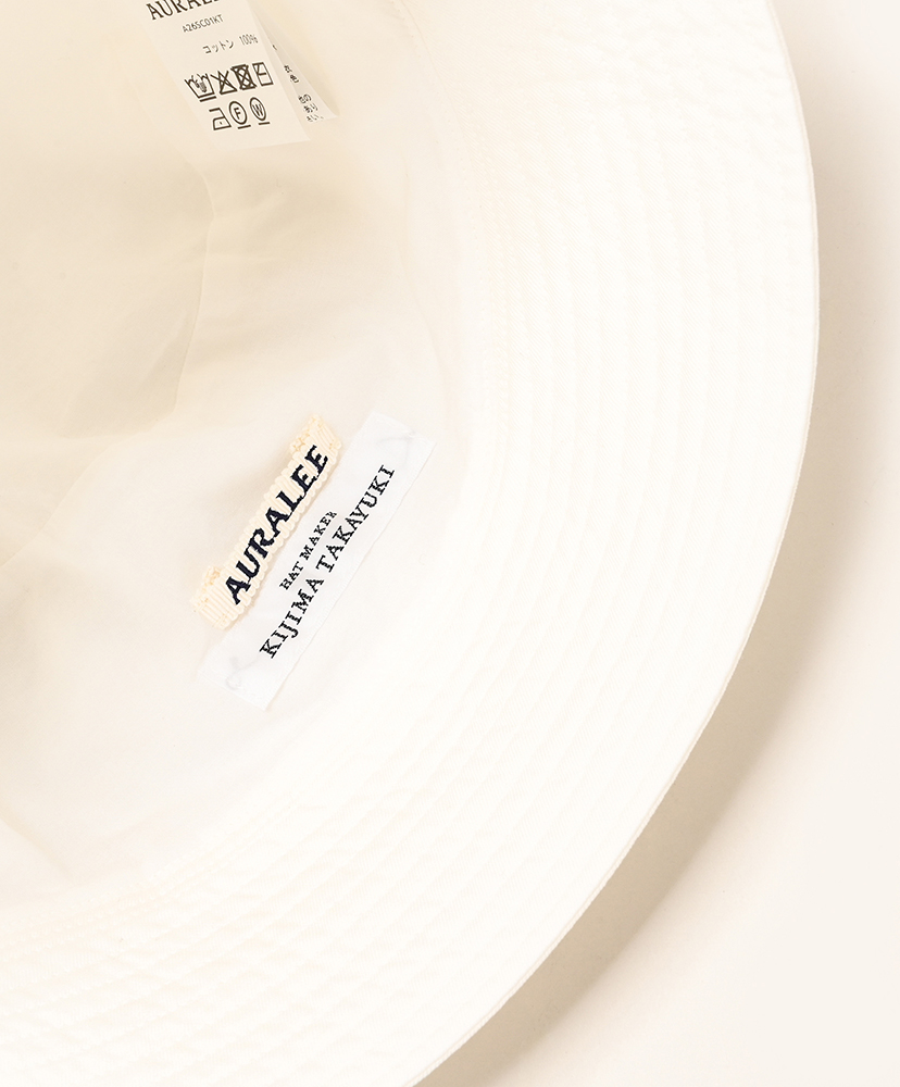 Garment-Dyed Finx Chino Bucket Hat White/ホワイト MS