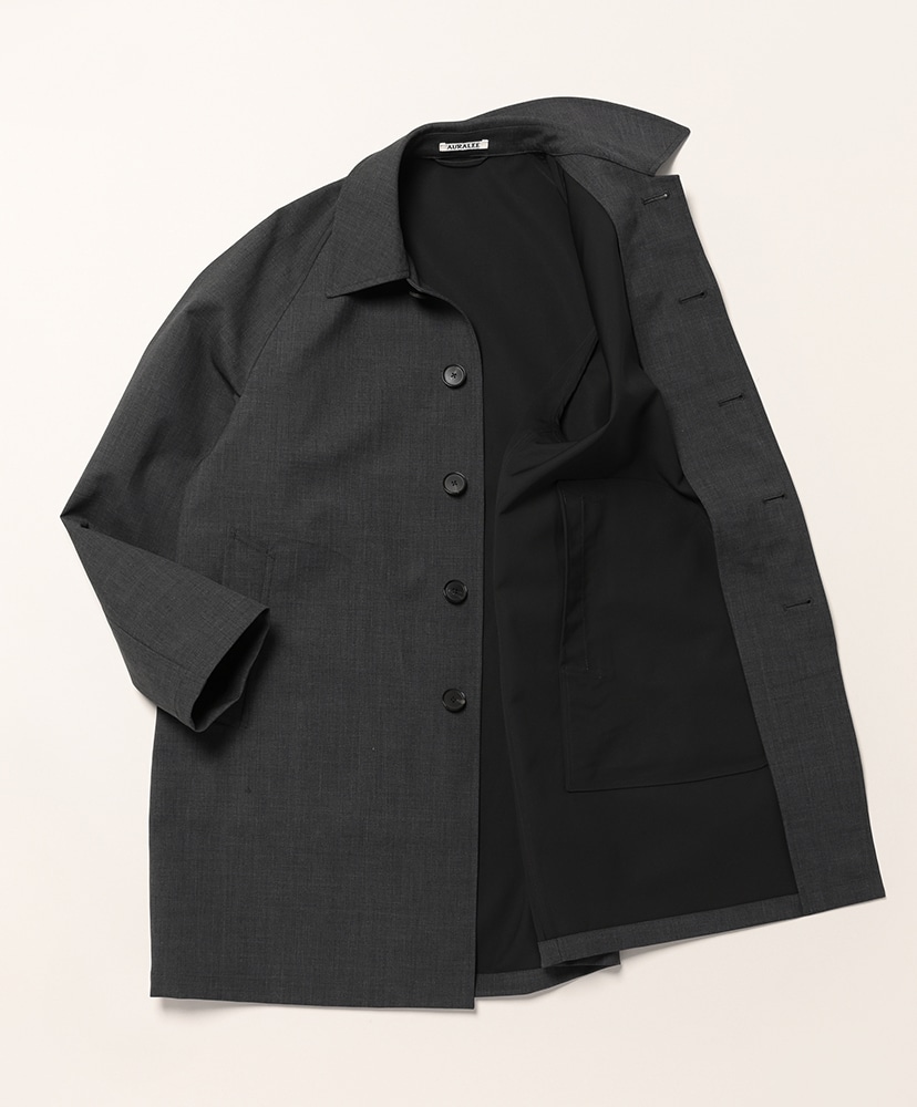 Bonded Tropical Wool Short Coat Top Charcoal/トップチャコール 3(MEN)