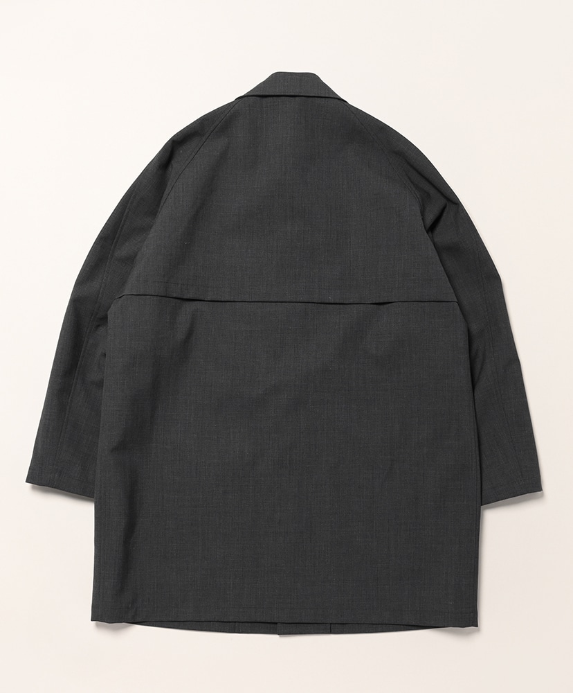 Bonded Tropical Wool Short Coat Top Charcoal/トップチャコール 3(MEN)