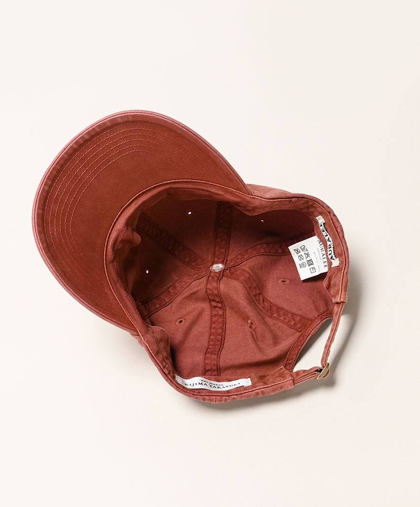 Garment-Dyed Finx Chino Cap Red Brown/レッドブラウン F