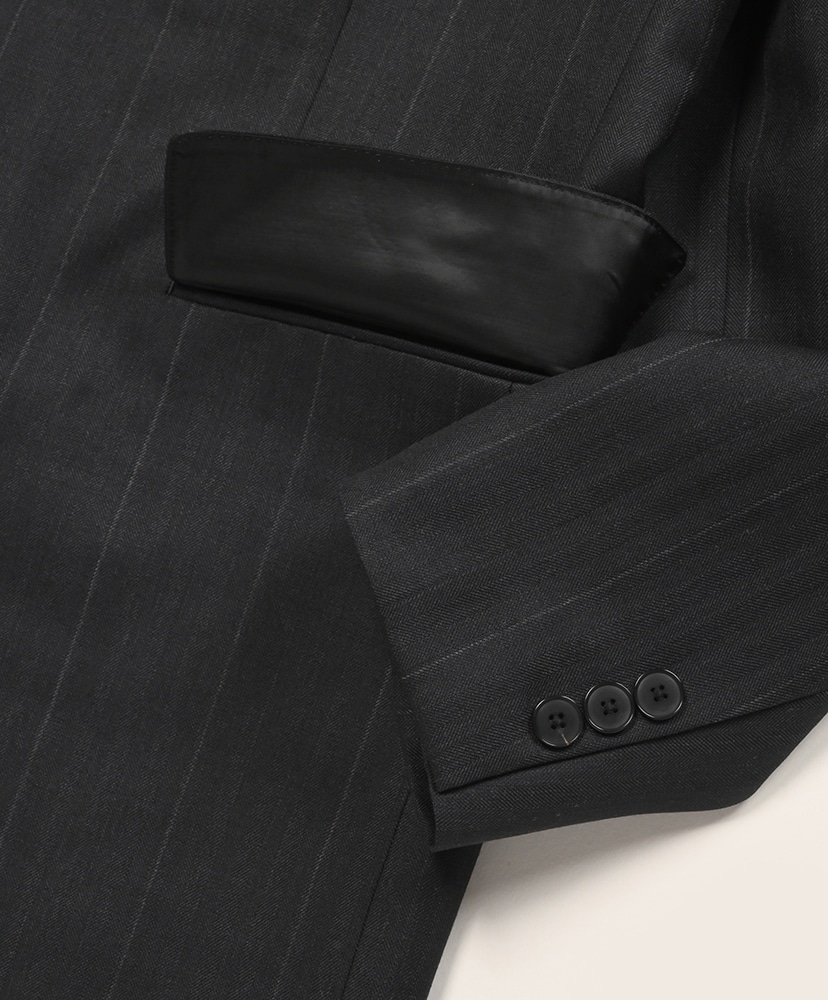 Bluefaced Wool Jacket Charcoal Navy Stripe/チャコールネイビーストライプ 3(MEN)