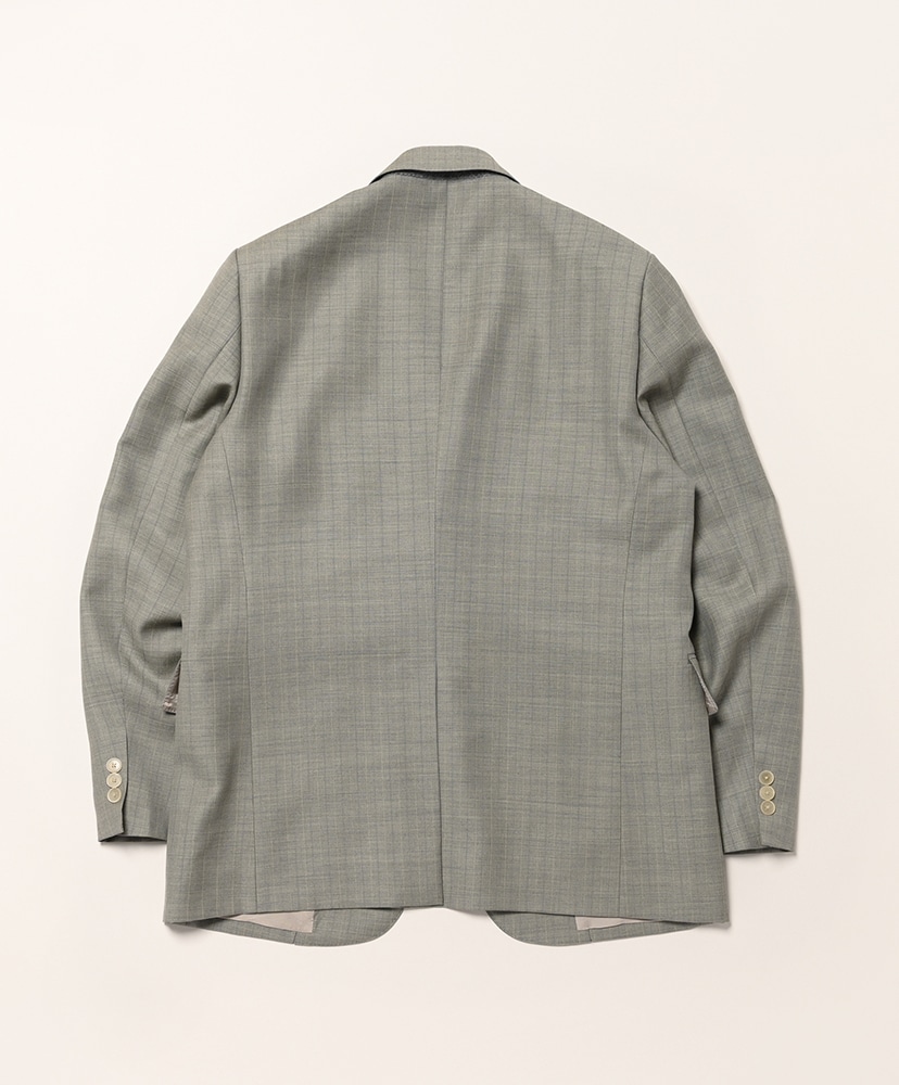 Bluefaced Wool Jacket Khaki Gray Stripe/カーキグレーストライプ 3(MEN)