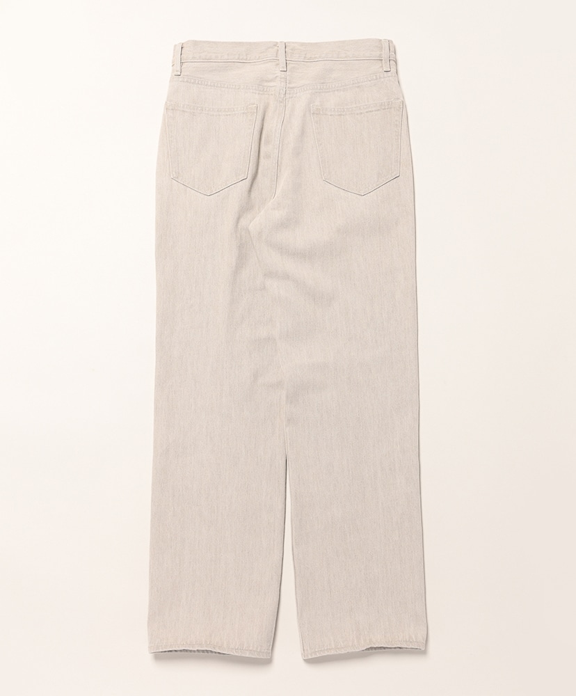 Faded Hard Twist Brown Denim 5p Pants Light Gray/ライトグレー 28(MEN)