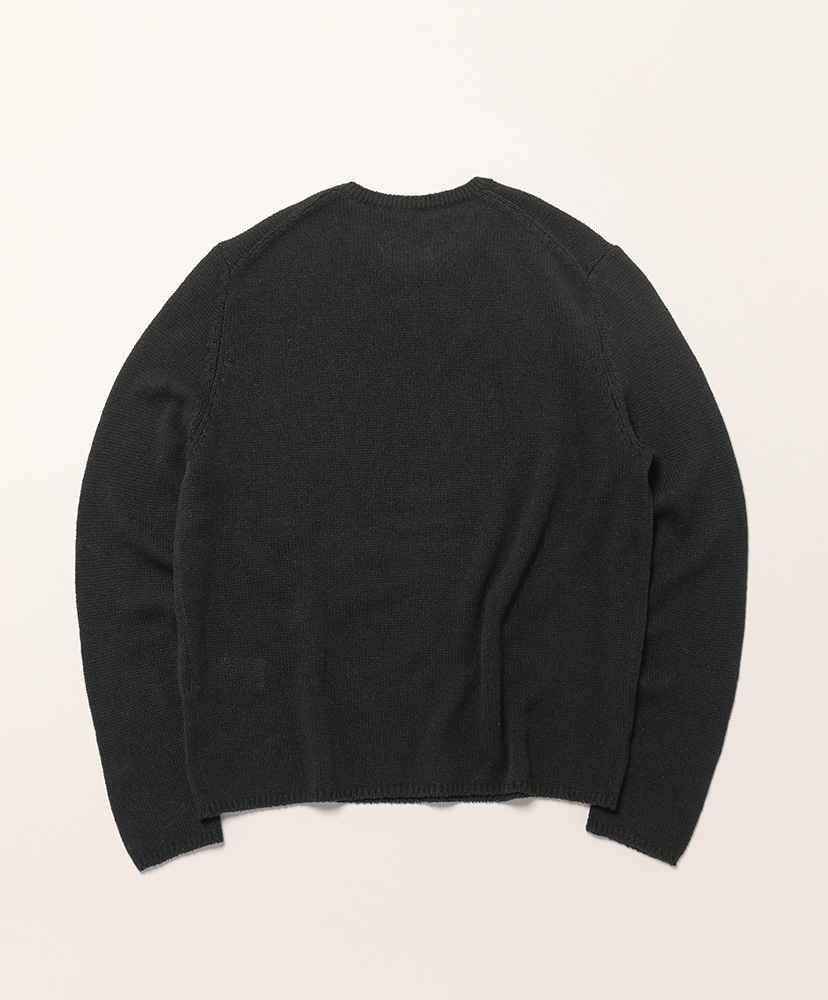 Summer Cashmere Knit P/O Black/ブラック 3(MEN)