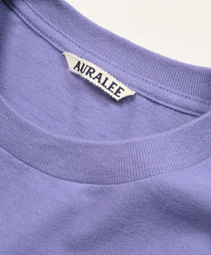Brushed Organic Cotton Jersey L/S Tee Light Purple/ライトパープル 3(MEN)