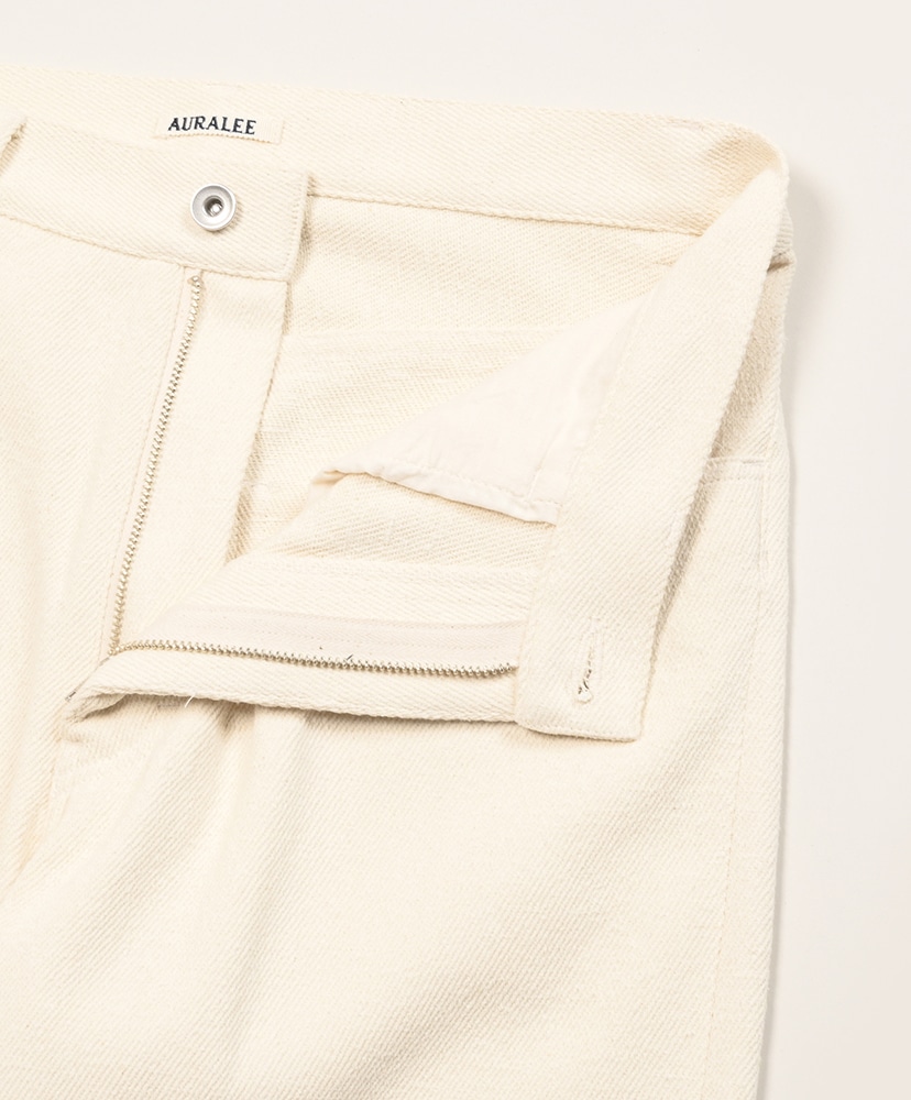 Silk Nep Denim 5P Wide Pants Ivory White/アイボリーホワイト 3(MEN)