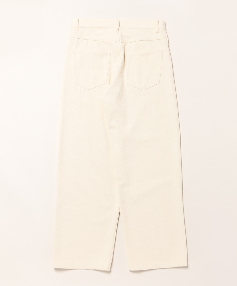 Silk Nep Denim 5P Wide Pants Ivory White/アイボリーホワイト 3(MEN)