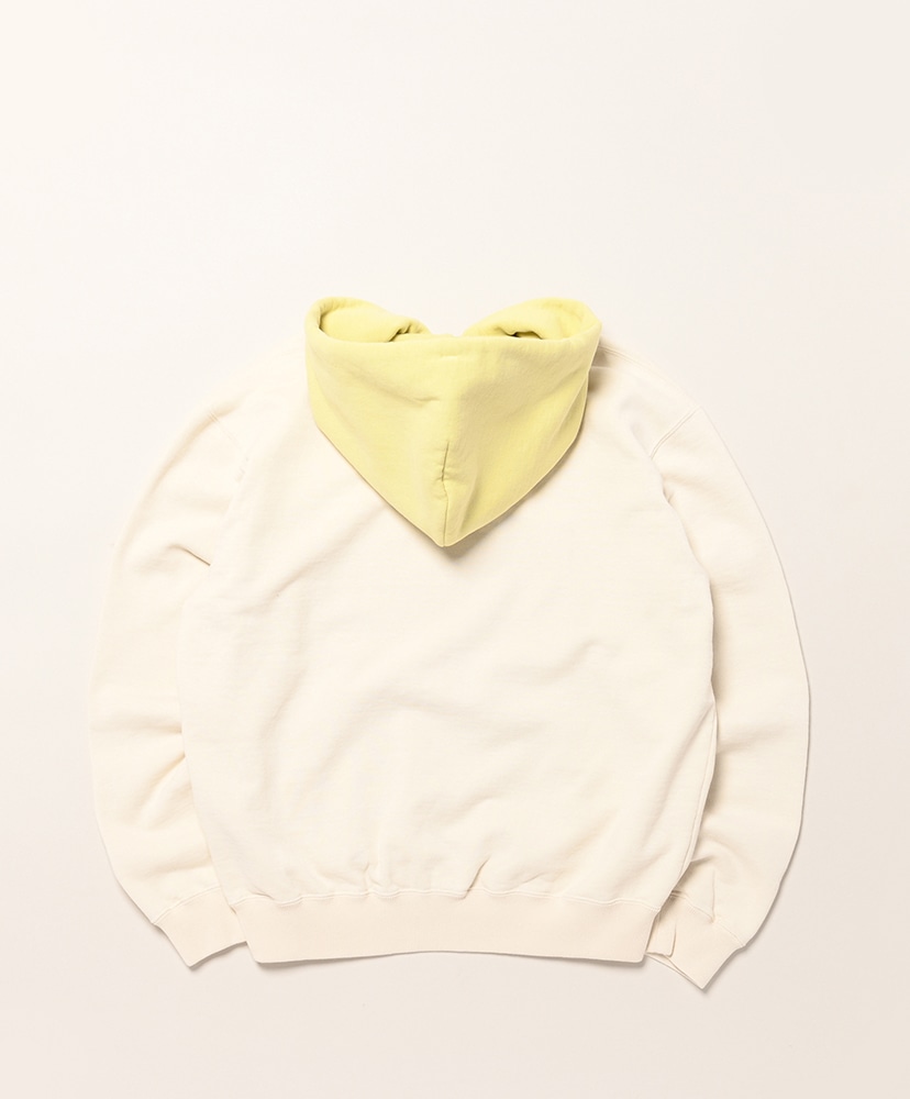 Smooth Soft BD Sweat P/O Parka Smoky White×Light Yellow/スモーキーホワイト×ライトイエロー 3(MEN)