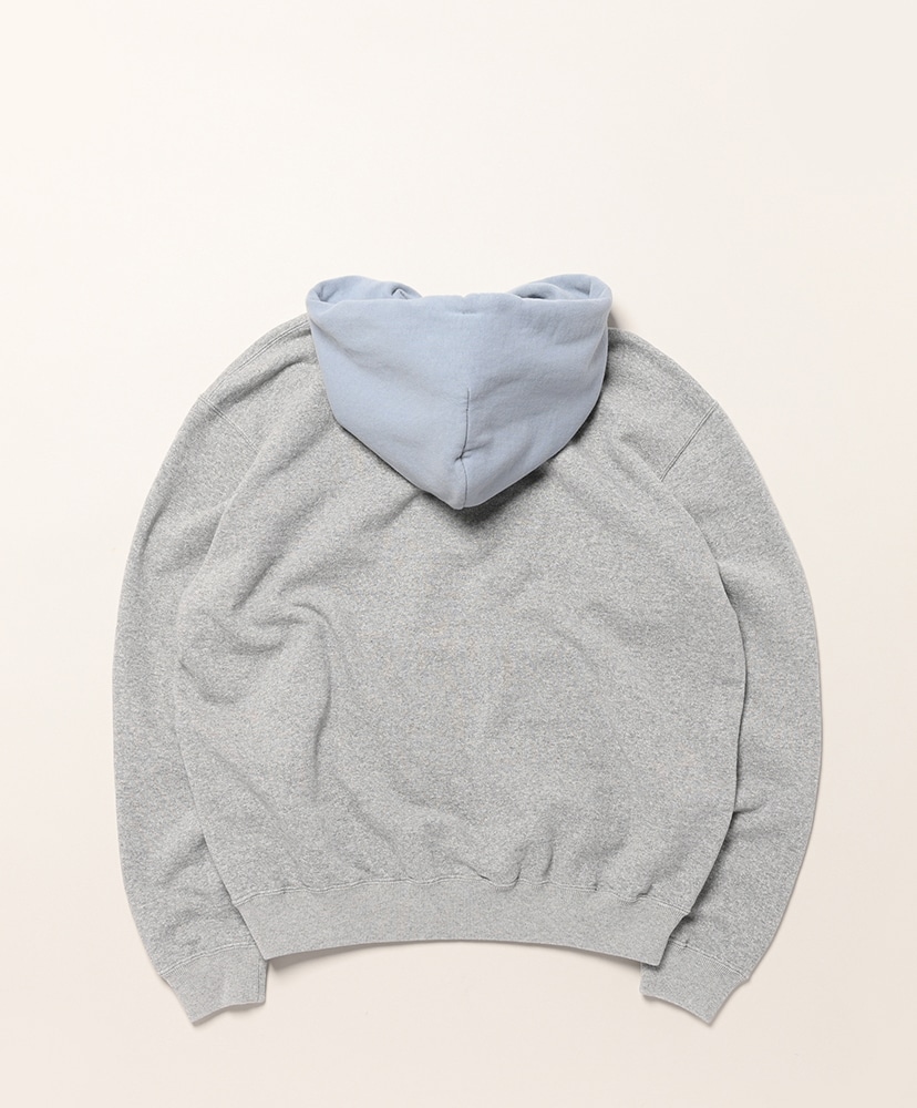 Smooth Soft BD Sweat P/O Parka Top Gray×Dusty Blue/トップグレー×ダスティーブルー 3(MEN)