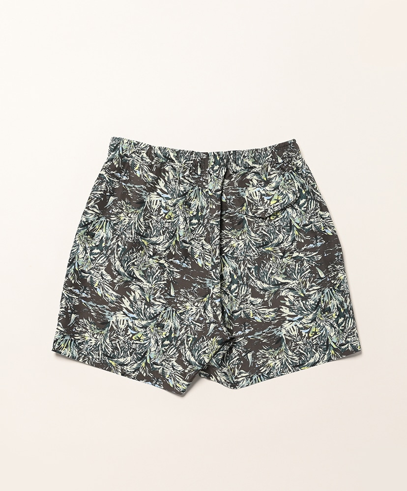 Printed Airy Silk Shorts Dark Brown/ダークブラウン 4(MEN)