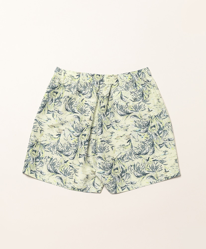 Printed Airy Silk Shorts Pale Green/ペールグリーン 4(MEN)