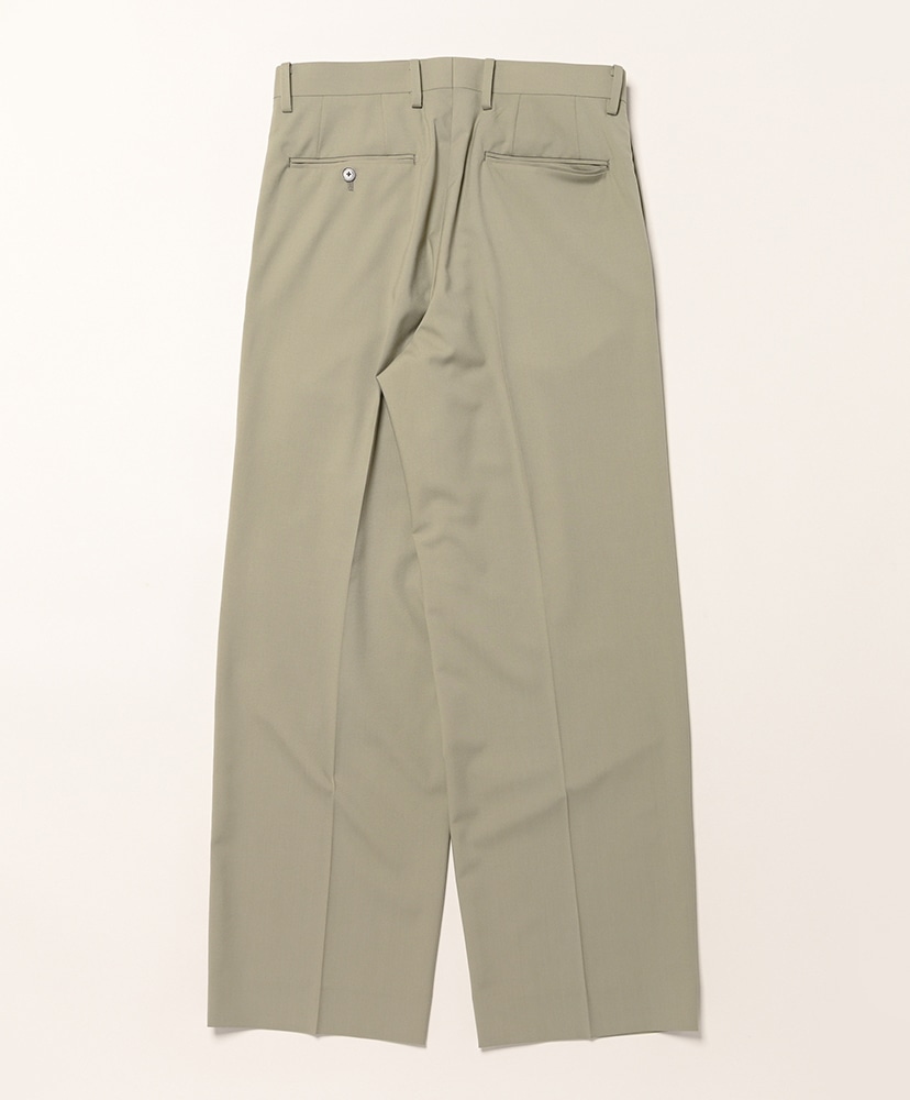 Ultra Fine Tropical Wool Two-Tuck Slacks Light Khaki/ライトカーキ 3(MEN)