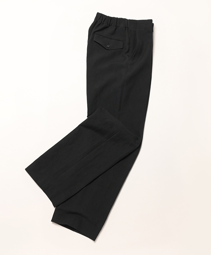 Wool Cotton Linen OX Drawstring Pants Black/ブラック 3(MEN)