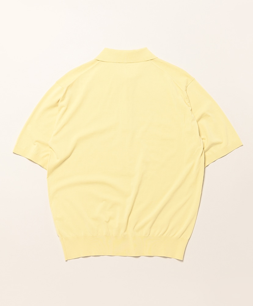 Giza High Gauge Knit Polo Yellow Beige/イエローベージュ 3(MEN)