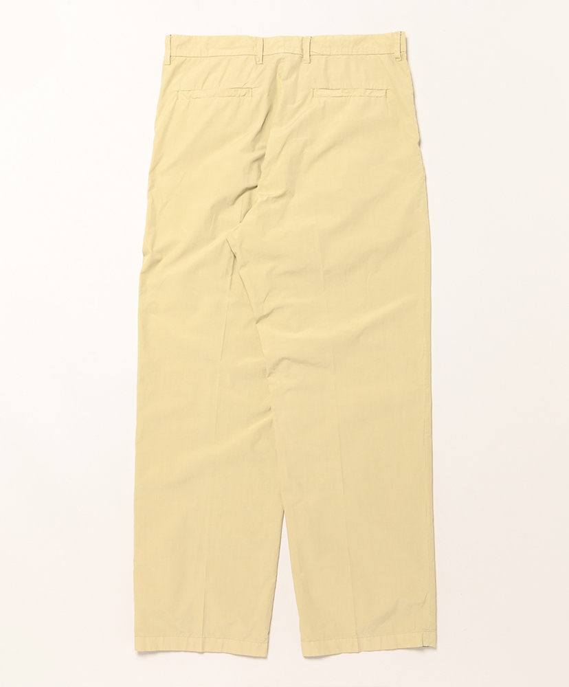 Garment-Dyed Finx Shuttle Weather One-Tuck Slacks Khaki Beige/カーキベージュ 3(MEN)