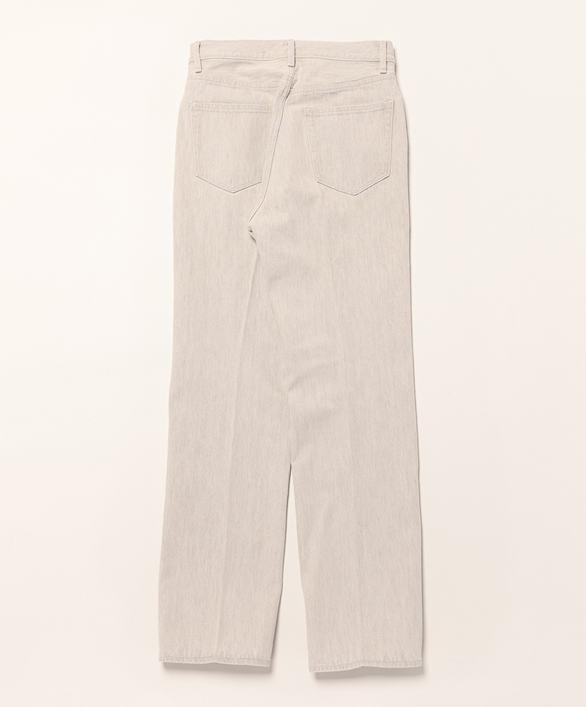 Faded Hard Twist Brown Denim 5p Pants Light Gray/ライトグレー 26(WOMEN)