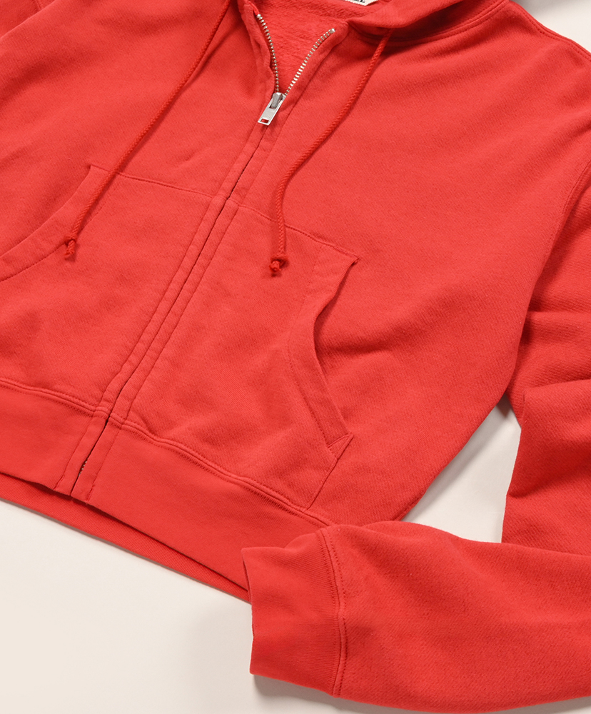 High Twist Light Sweat Zip Parka Red/レッド 0(WOMEN)