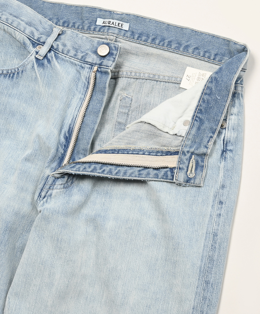 Faded Selvedge Light Denim Pants Light Indigo/ライトインディゴ 25(WOMEN)