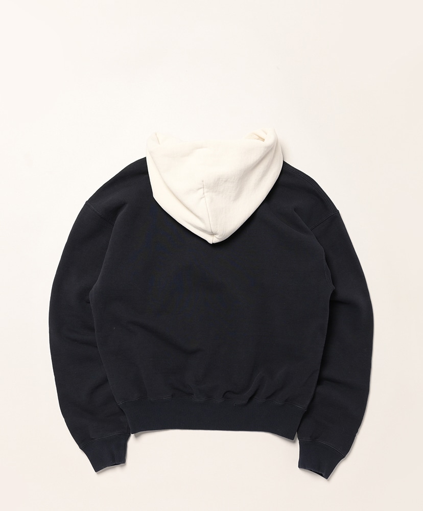 Smooth Soft BD Sweat P/O Parka Dark Navy×Smoky White/ダークネイビー×スモーキーホワイト 1(WOMEN)
