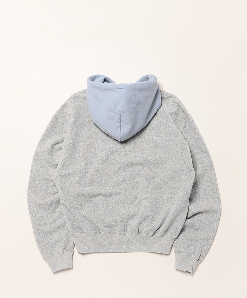 Smooth Soft BD Sweat P/O Parka Top Gray×Dusty Blue/トップグレー×ダスティーブルー 1(WOMEN)