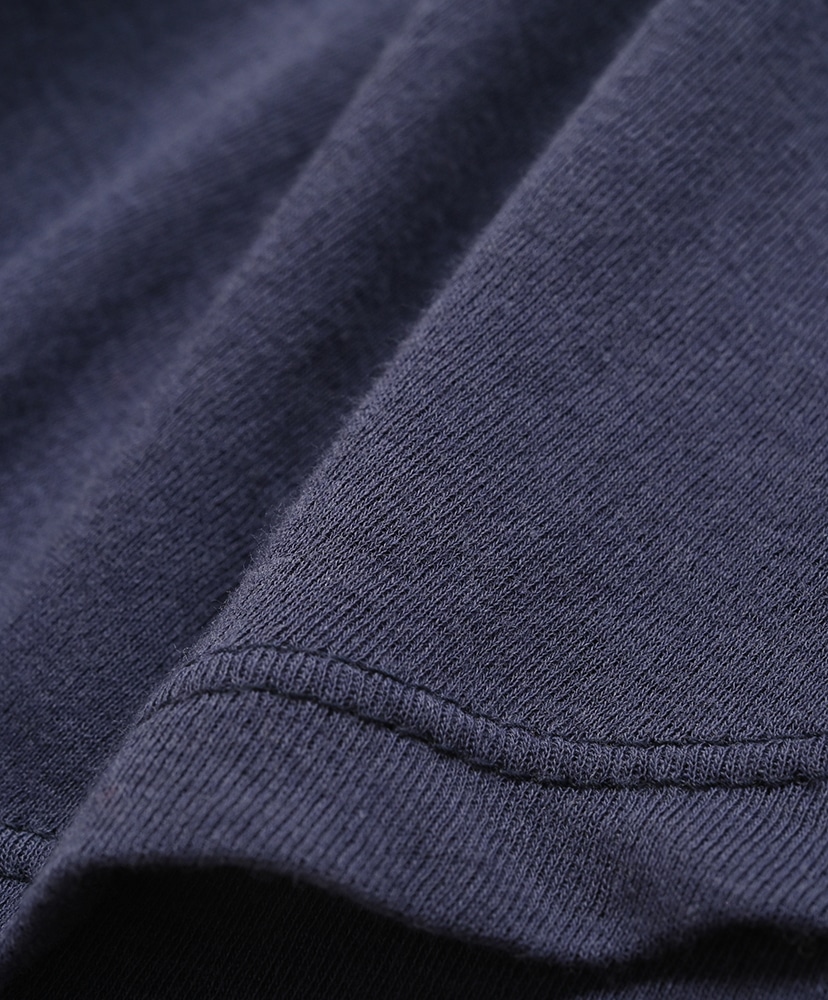 Super High Gauge Sheer Rib Raglan P/O Navy×Dark Brown/ネイビー×ダークブラウン 0(WOMEN)