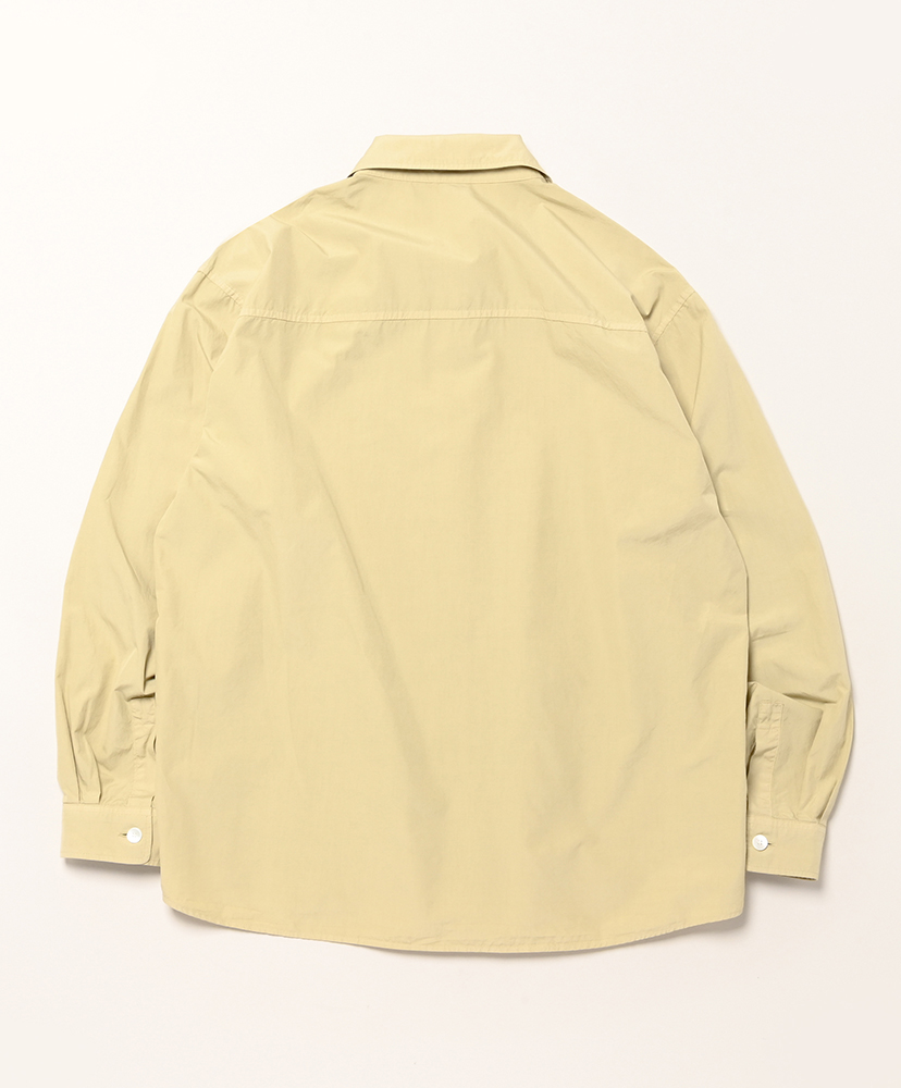 Garment-Dyed Finx Shuttle Weather Shirt Khaki Beige/カーキベージュ 3(MEN)