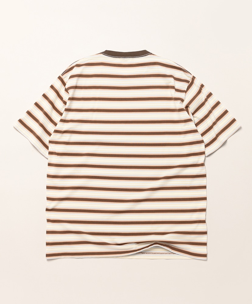 Gradient Stripe Jersey Tee Fade Brown Stripe/フェードブラウンストライプ 3(MEN)