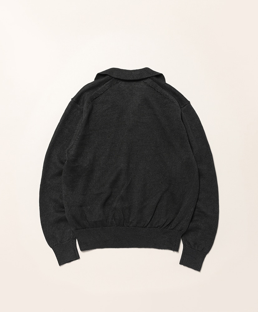 Women's Washed High Count Linen Skipper Black/ブラック 1(WOMEN)