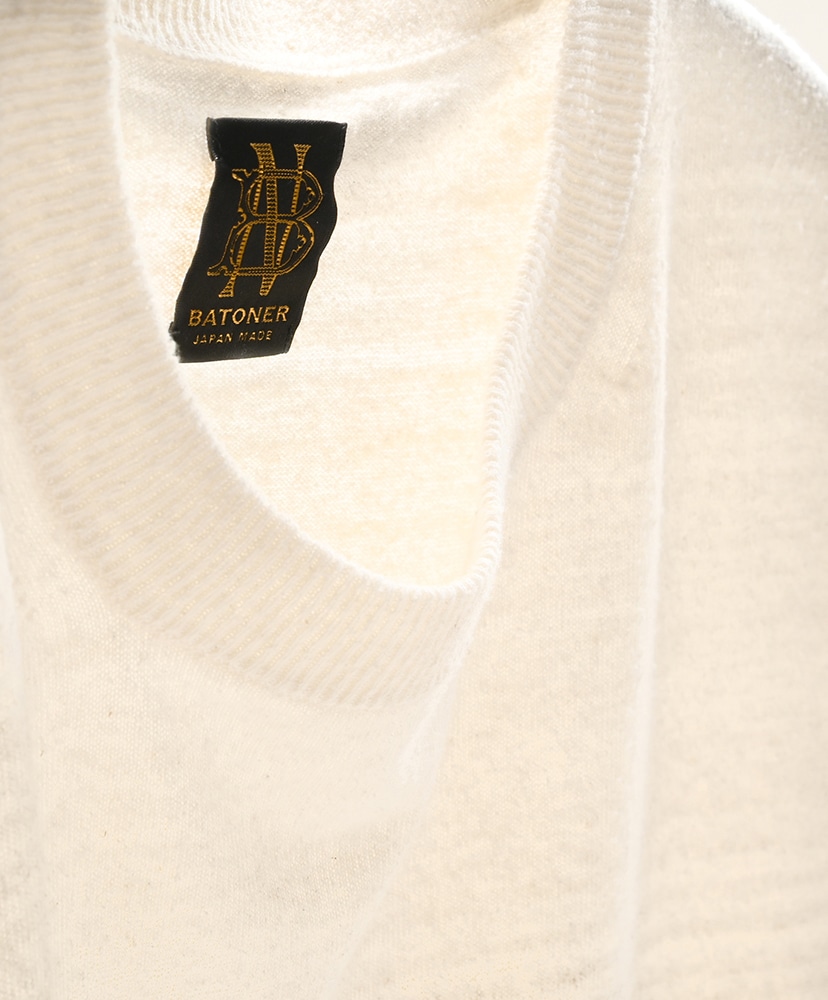Women Revival Soft Silk Crew Neck Ivory/アイボリー 2(WOMEN)
