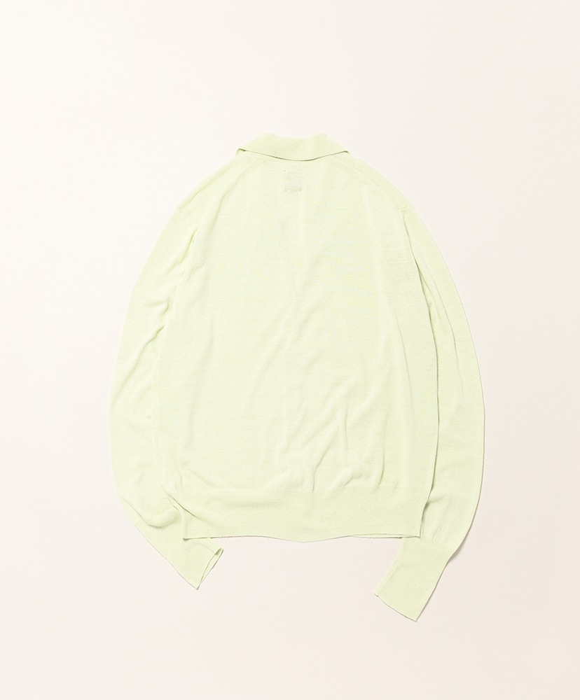 Women Revival Soft Silk Polo Cardigan Mint/ミント 1(WOMEN)