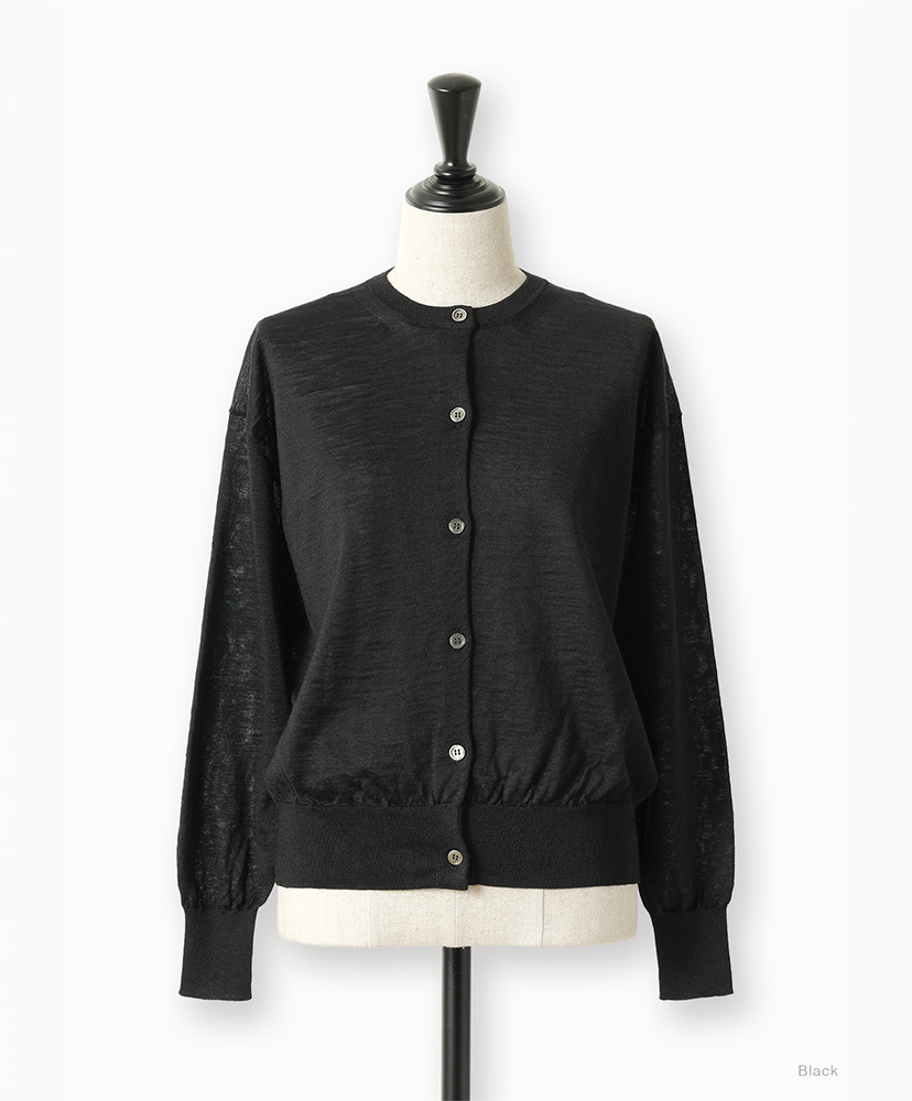 Women Choma Crew Neck Cardigan Black/ブラック 1(WOMEN)