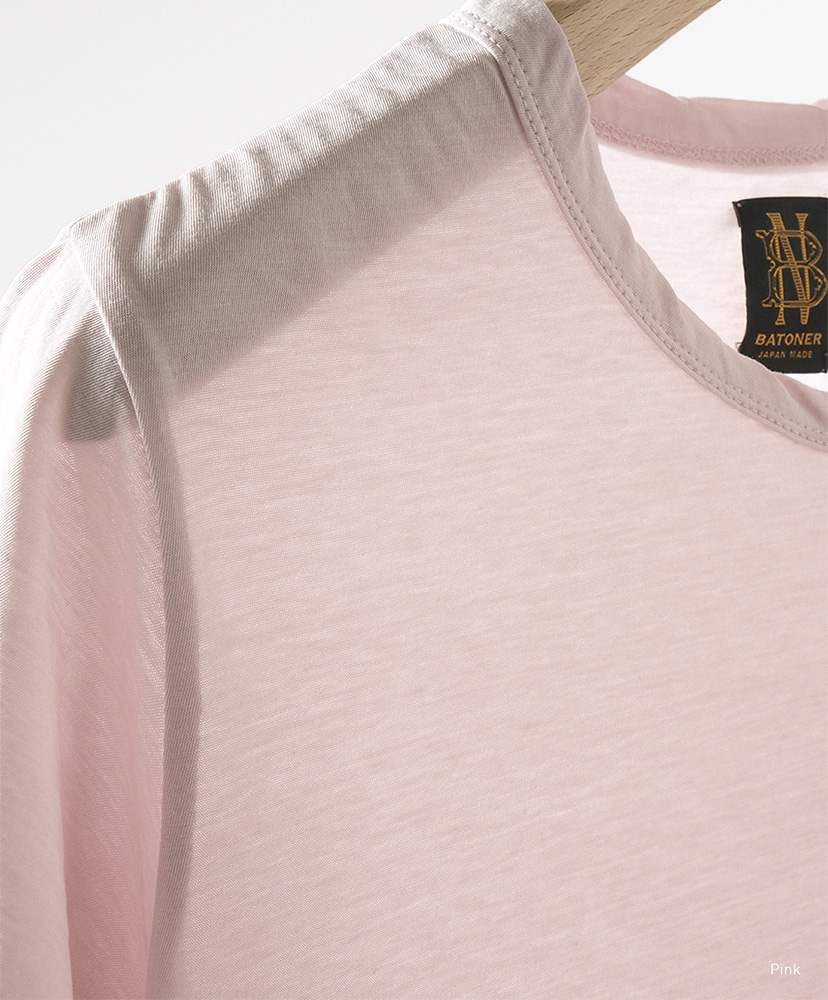 Women Shiffon T-Shirt (Compact) Pink/ピンク F(WOMEN)