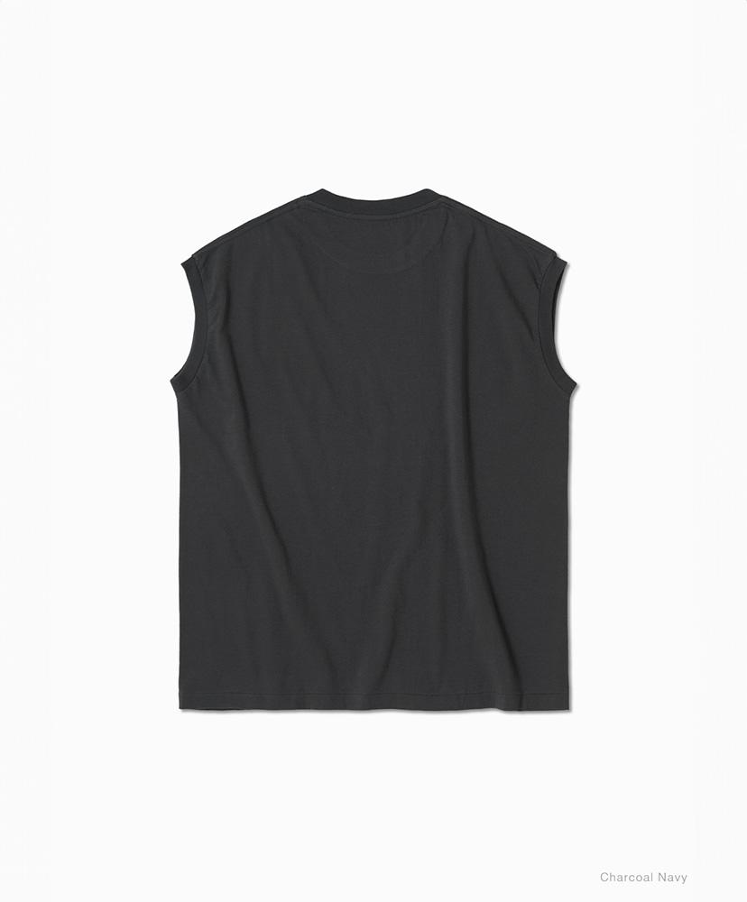 Women Meriyasu No Sleeve T-Shirt (Pack) Charcoal Navy/チャコールネイビー F(WOMEN)