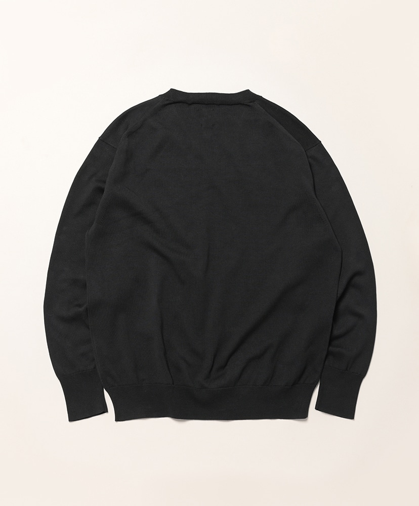 Men Caribbean Seaisland Cotton V Neck Black/ブラック 1(MEN)