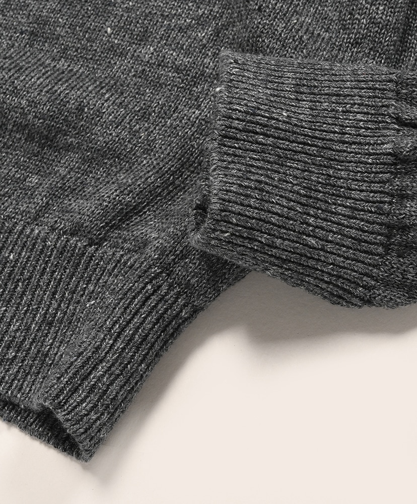 Men's Washed High Count Linen Polo Charcoal/チャコール 1(MEN)